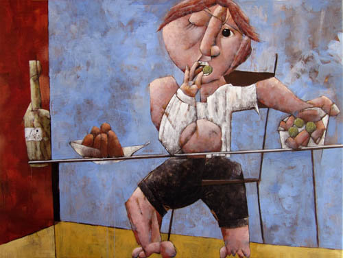 Junge mit Kuchen und Rosenkohl_500