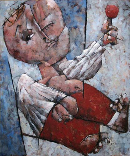 Junge mit Rassel_500