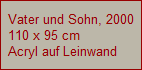 Vater und Sohn, 2000
110 x 95 cm
Acryl auf Leinwand